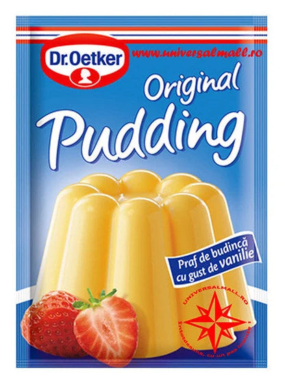 Dr Oetker Vanilla Pudding (Budinca Vanile) 40G (Case of 35)
