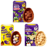 Easter Chocolate Bundle 2025 – Cadbury Mini Eggs 97g, Freddo 96g & White Buttons 98g