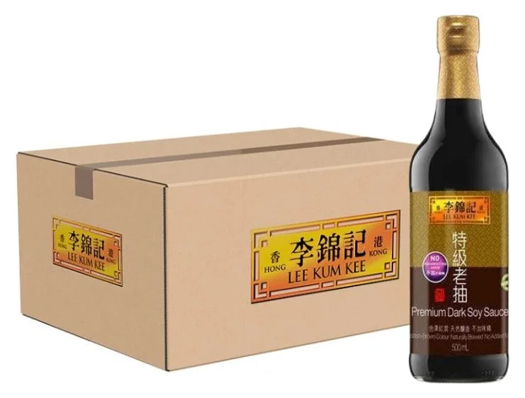 Lee Kum Kee Premium Dark Soy Sauce 500Ml (Case of 12)