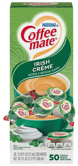 Coffee Mate Single Serve Creamers Irish Creme 0.375Oz X 50 - World Food Shop