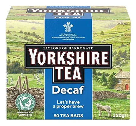 Taylors of Harrogate Yorkshire Decaf Tea 80s (Case of 5)