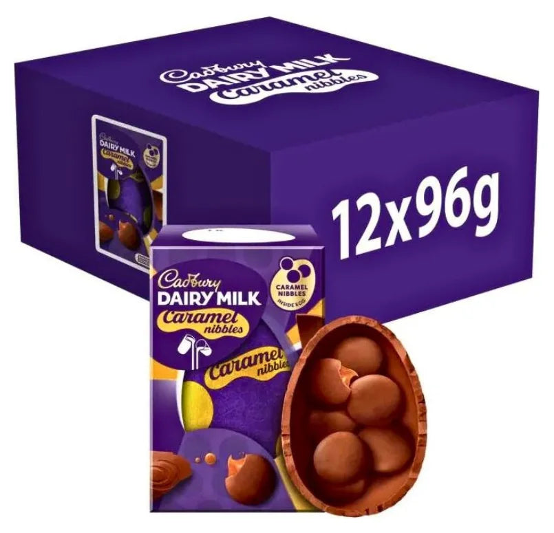 Cadbury Dairy Milk Caramel Nibbles Easter Egg 96G (Case of 12)