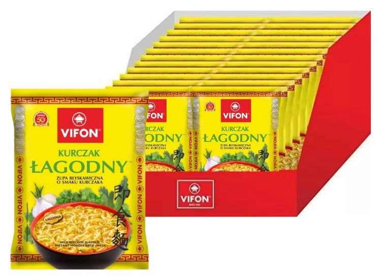 Vifon Instant Noodles Mild Chicken 70G (Case of 24)