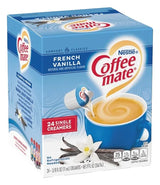 Coffee-Mate French Vanilla Single Serve Creamer 24s (Case of 4)
