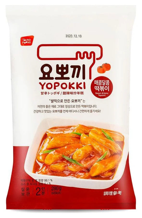 Yongpoong Instant Topokki Yopokki 2 Portion 280G - World Food Shop