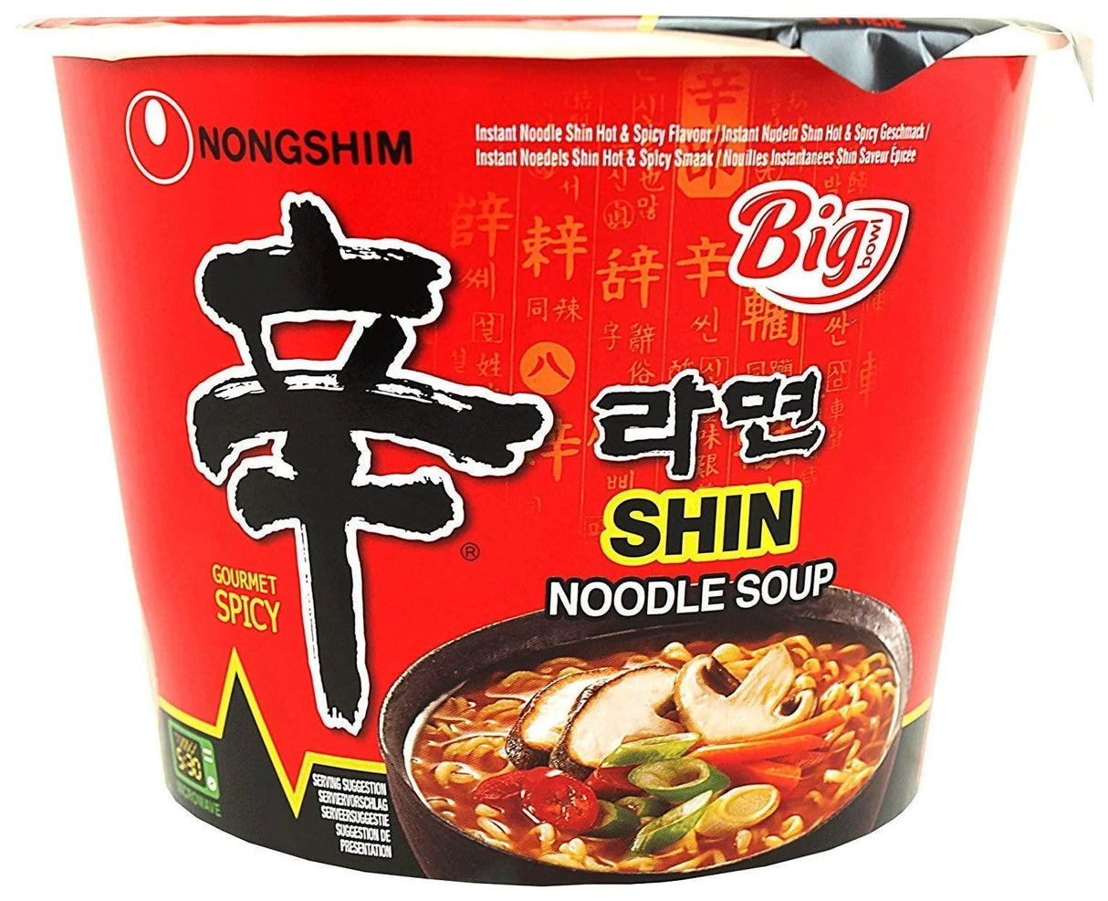 Nongshim Big Bowl Noodle (Shin) 114G - World Food Shop