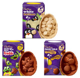 Easter Egg Bundle 2025 – Cadbury Caramel Nibbles 96g, Freddo 96g & White Buttons 98g