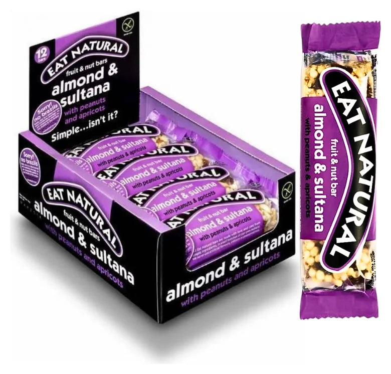 Eat Natural GF Almond Sultana Peanuts Apricots 50G (Case of 12)