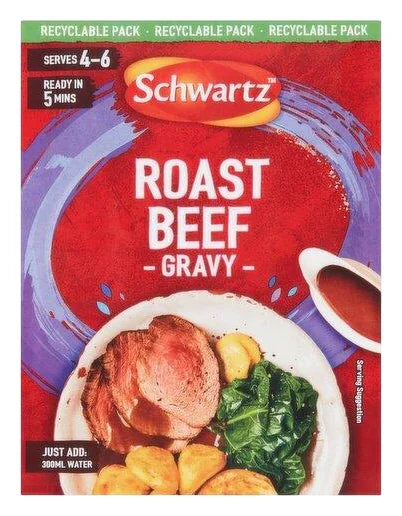 Schwartz Roast Beef Gravy Mix 27G (Case of 12)