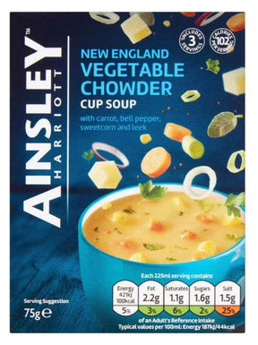 Ainsley Harriott New England Vegetable Chowder Cup 75G - World Food Shop