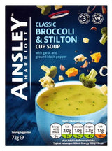 Ainsley Harriott Broccoli & Stilton Cup Soup 72G - World Food Shop