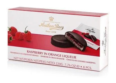 Anthon Berg Raspberry In Orange Marzipan 220G - World Food Shop