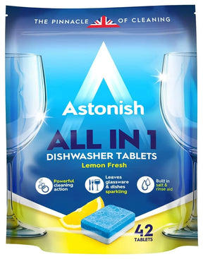 Astonish All In 1 Dishwasher Tablets 42S Lemon Fresh - World Food Shop