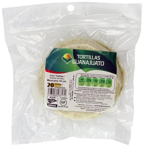 10Cm White Corn Tortilla Mexicana Zip-Lock 20Pcs - World Food Shop