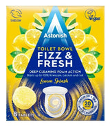 Astonish Lemon Fizz & Fresh Toilet Bowl Tablets 8s