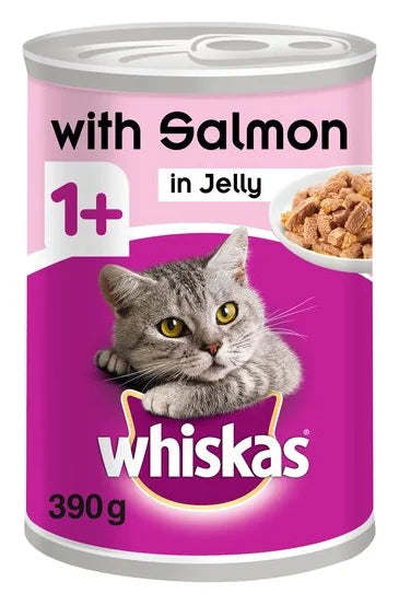 Whiskas Cat Food Salmon in Jelly 390G