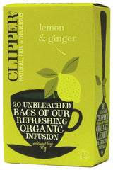 Clipper Organic Lemon & Ginger Infusion 20s