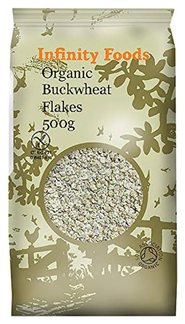Infinity Foods Buckwheat Flakes Gluten Free 500G