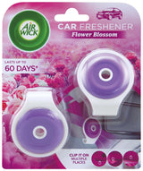 Airwick Car Clip Flower Blossom Twin Pack