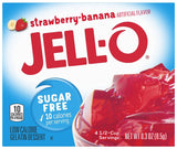 Jell-O Sugar Free Strawberry & Banana Gelatin 0.3oz
