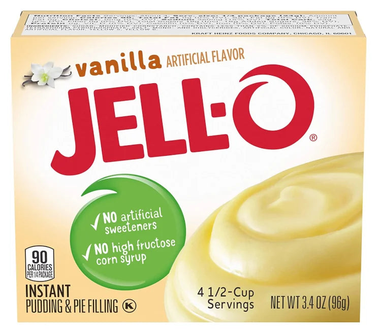 Jell-O Vanilla Instant Pudding Mix 96G