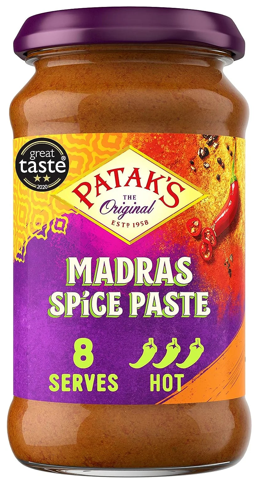 Patak's Madras Curry Spice Paste 283G