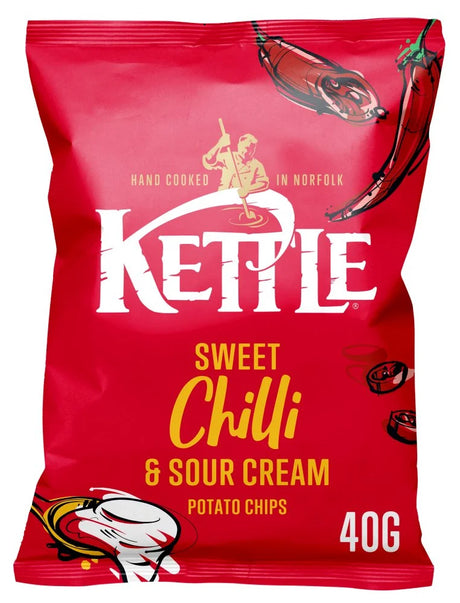 Kettle Chips New Sweet Chilli 40G (Case 18)