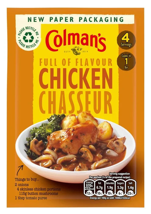 Colman's Chicken Chasseur Mix 43G (Case 16)