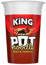 Pot Noodle King Beef & Tomato 114G (Case 12)
