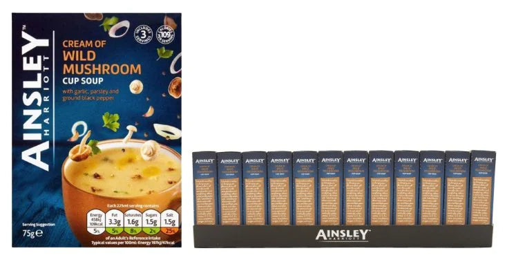 Ainsley Harriott Cream Of Wild Mushroom Cup 75G (Case 12)