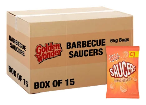 Golden Wonder Saucers Bbq 65G (Case of 15)