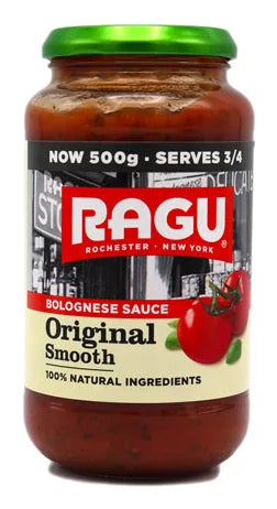 Ragu Original Smooth Bolognese Sauce 500G (Case of 6)