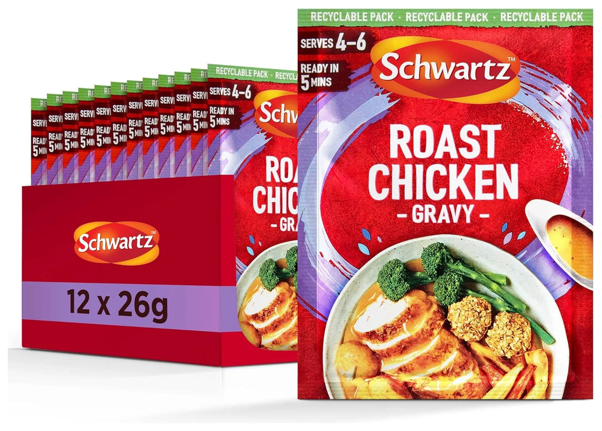 Schwartz Roast Chicken Gravy Mix 26G (Case of 12)