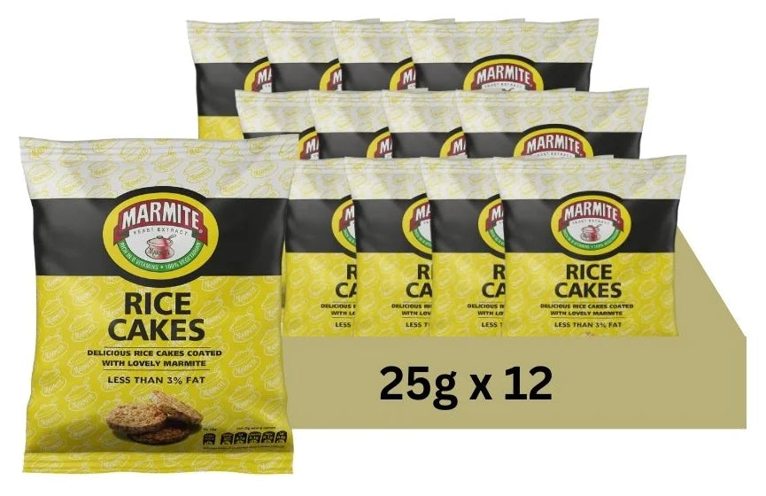 Marmite Mini Rice Cakes 25G (Case of 12)