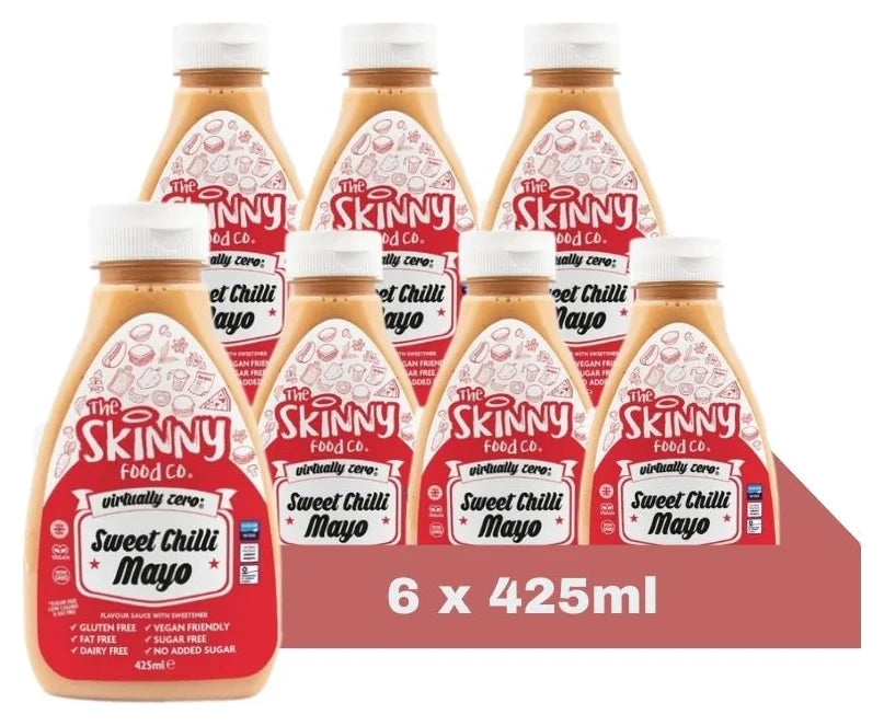 Skinny Sauce Virtually Zero Sweet Chilli Mayo Sugar Free 425Ml (Case of 6)