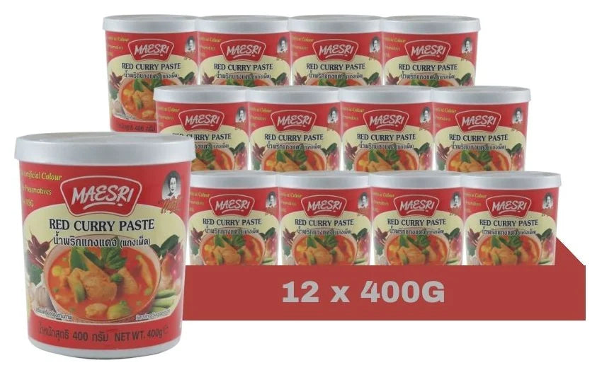 Mae Sri Curry Paste Red 400G (Case of 12)