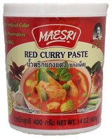 Mae Sri Curry Paste Red 400G (Case of 12)