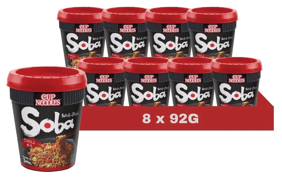 Nissin Soba Cup Chilli 92G (Case of 8)