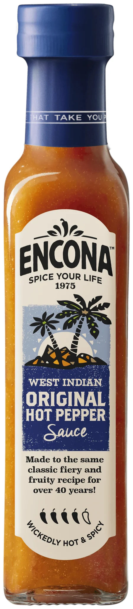 Encona West Indian Hot Pepper Sauce Original 142ML (Case of 6)