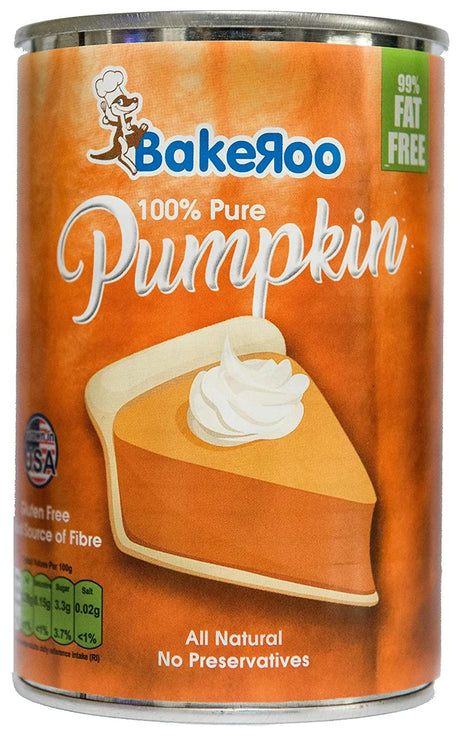 Bakeroo 100% Pure Pumpkin 425G (15Oz) - World Food Shop