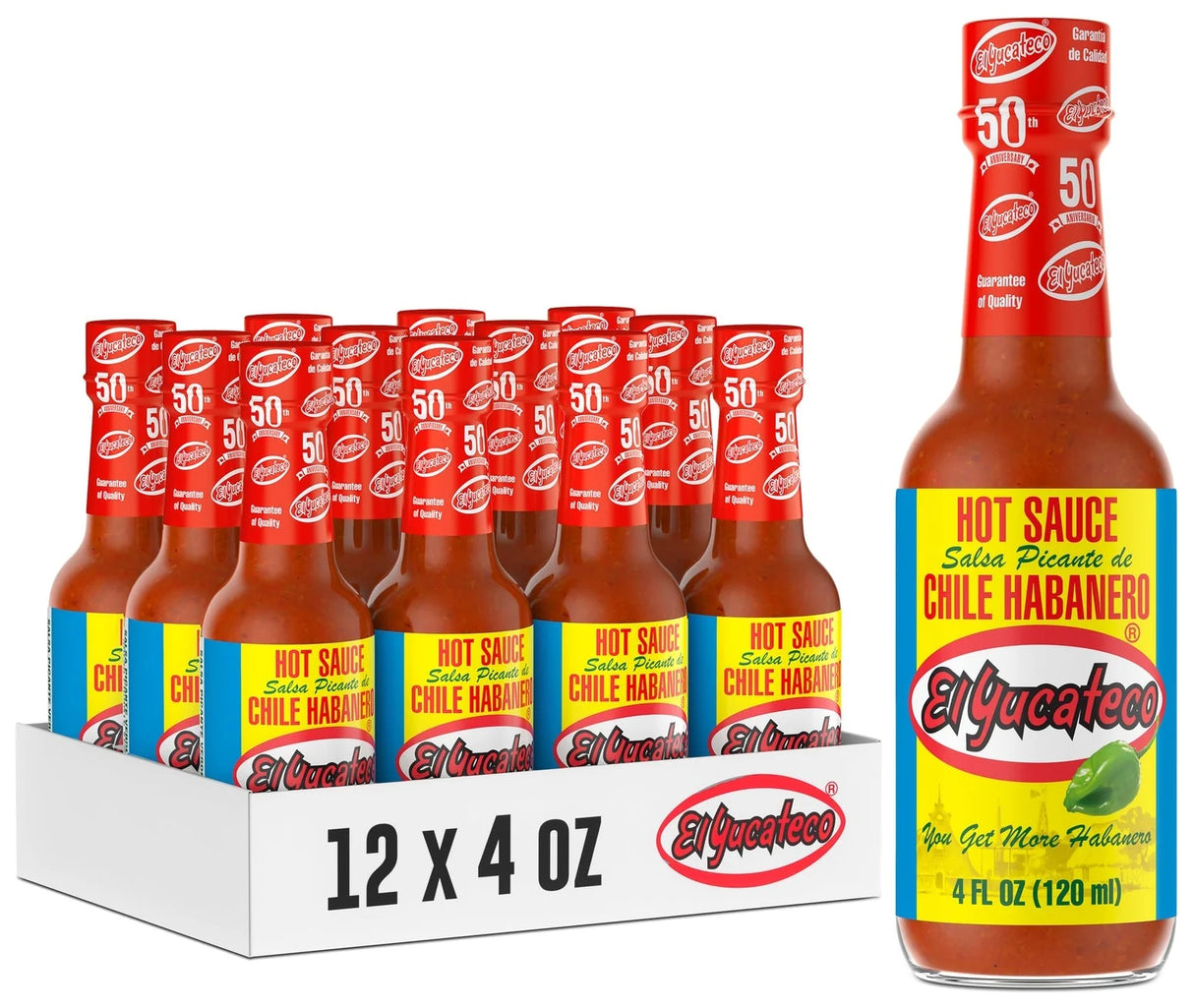 El Yucateco Habanero Red 120ml (Case of 12)