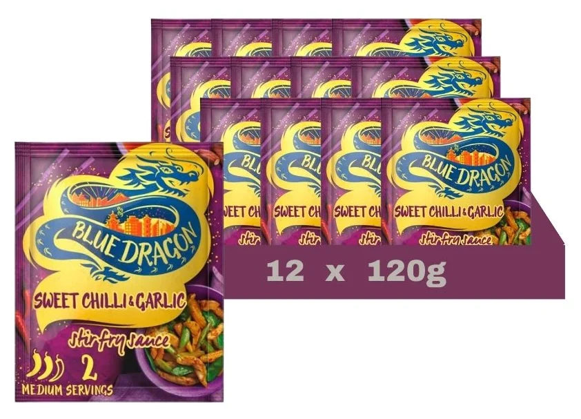 Blue Dragon Sweet Chilli & Garlic Stir Fry Sauce 120G (Case of 12)