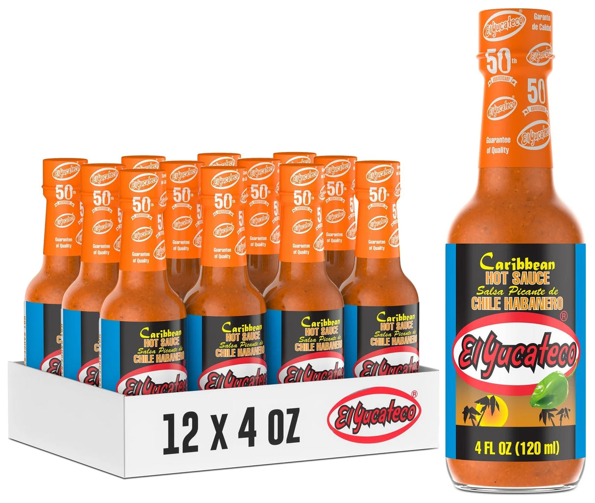 El Yucateco Caribbean Habanero 120ml (Case of 12)