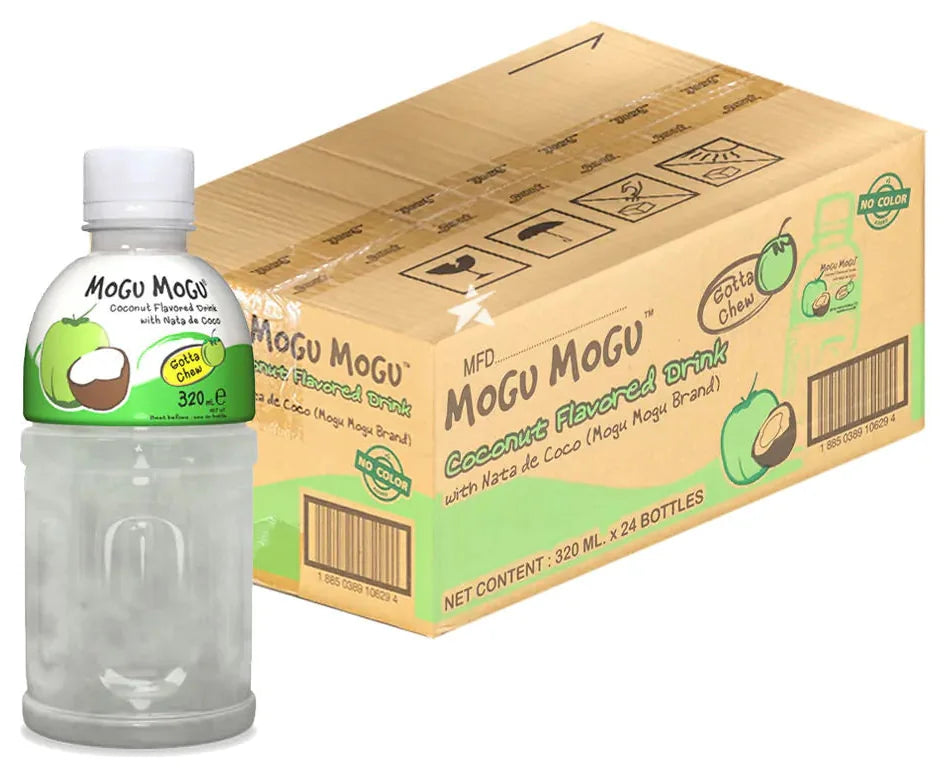 Mogu Mogu Drink With Nata De Coco Coconut Flavour 320Ml (Case of 24)