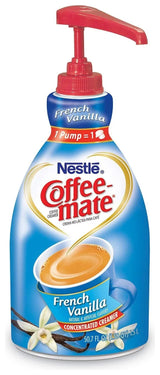 Coffee-Mate Liquid Coffee Creamer French Vanilla 1.5L Pump Bottle (Case of 2)