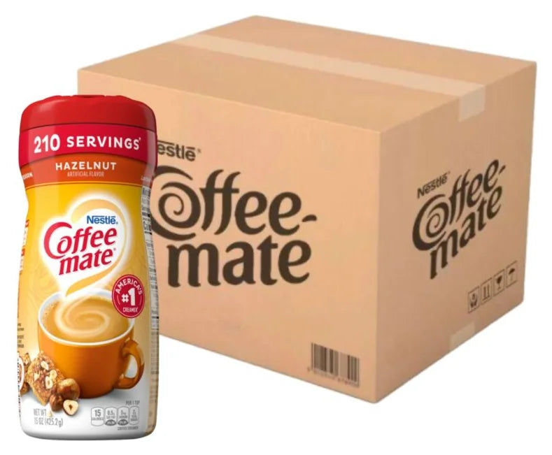 Coffee-Mate Hazelnut Powder 15Oz (Case of 6)