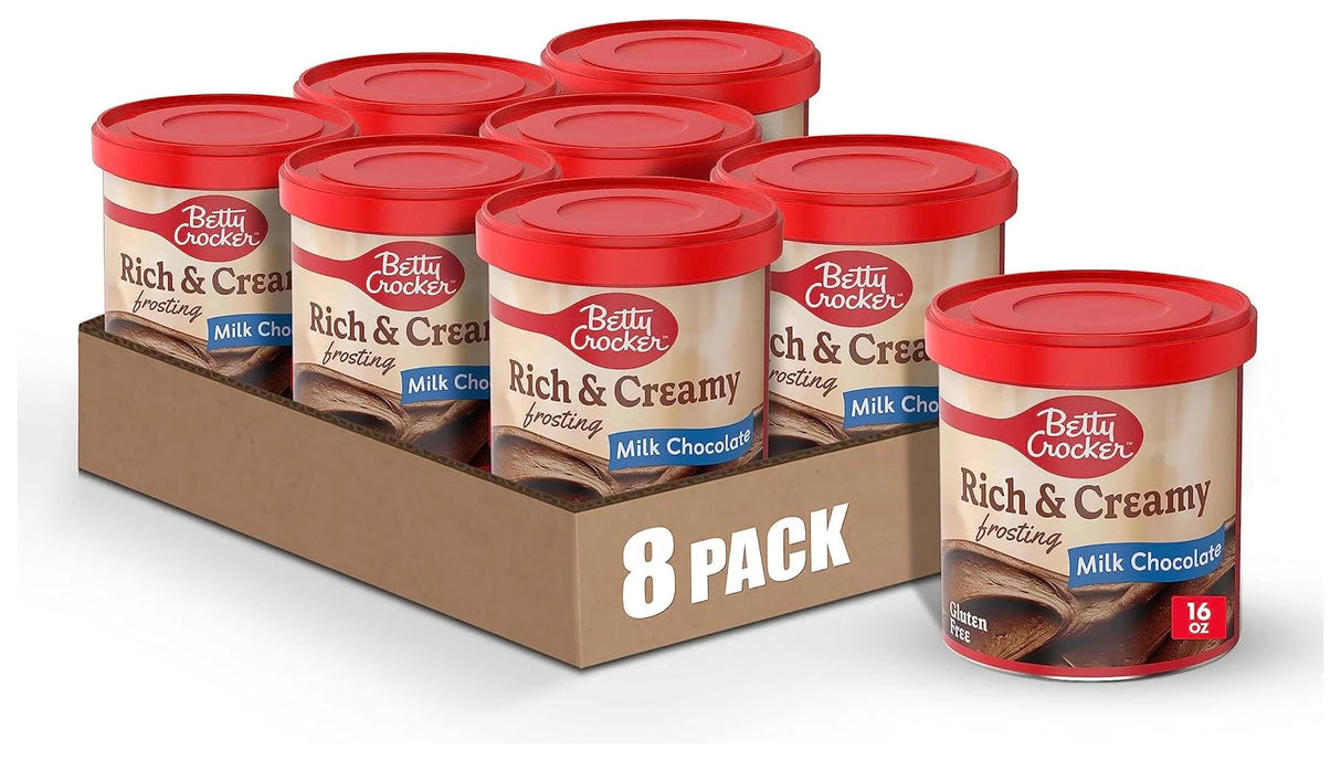 Betty Crocker Frosting Rich & Creamy Chocolate 16Oz (Case of 8)