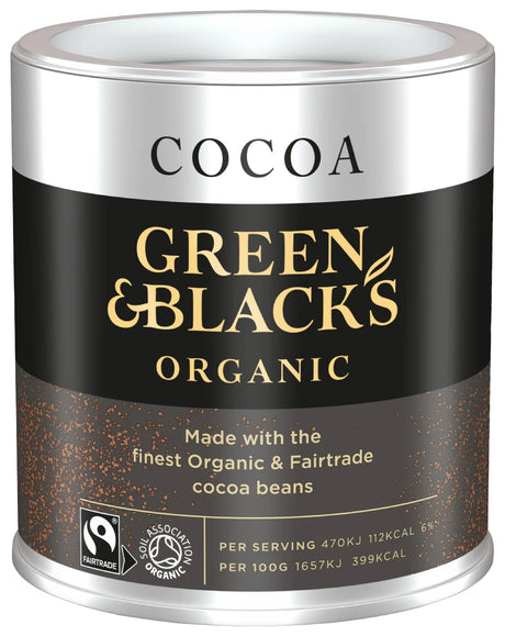 Green & Blacks Organic Cocoa 125G (Case of 6)