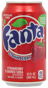 Fanta Strawberry Cans 355Ml - World Food Shop