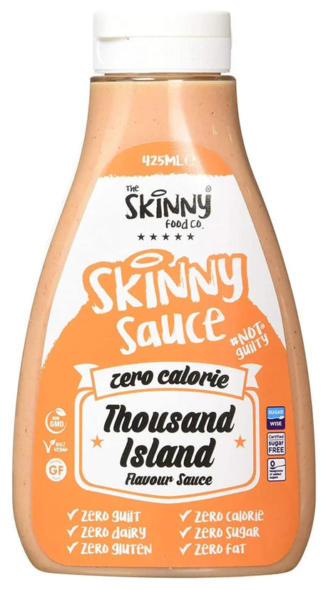 Skinny Sauce Thousand Island Virtually Zero No Added Sugar 425Ml (Case of 6)